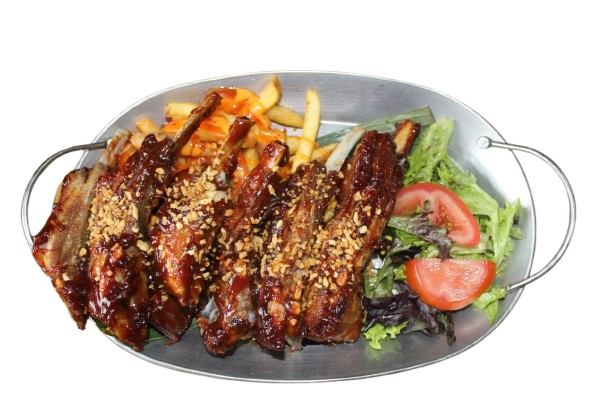 BBQ Fried Lamb Ribs