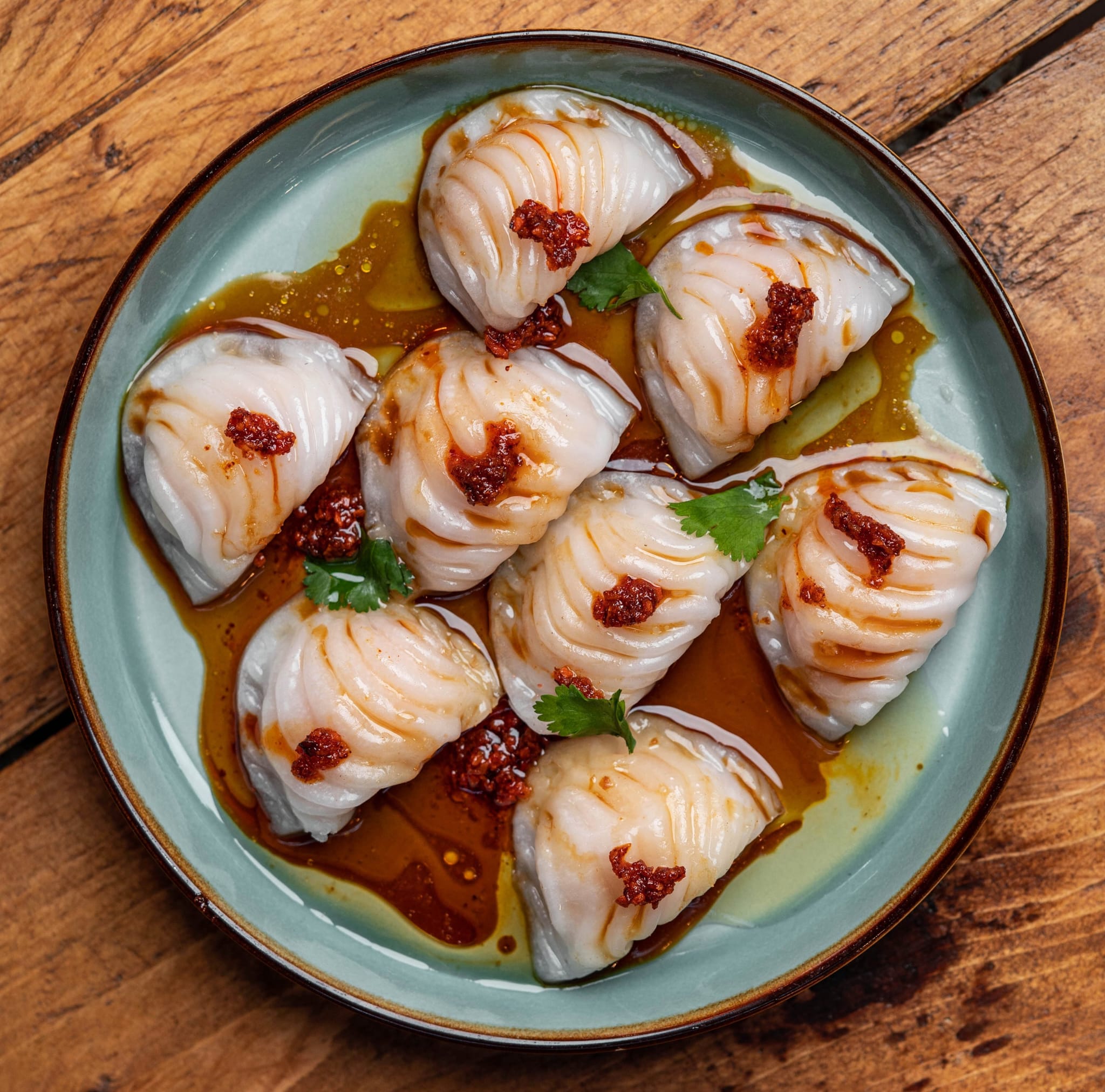 Steamed Ha kow (shrimp)